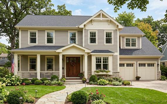 Greige-siding-and-soft-cream trim