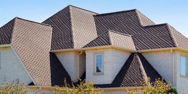 Complex-roof-design-on-home