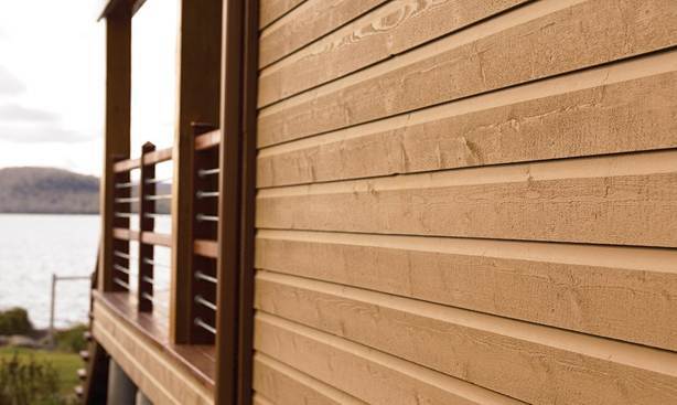 Wood siding