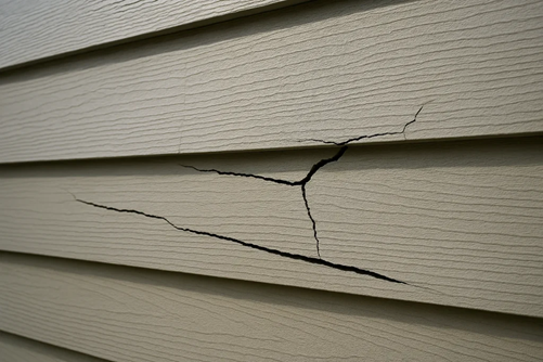 Cracked-siding