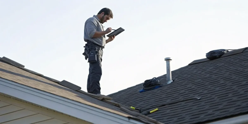 Contractor-inspecting-roof