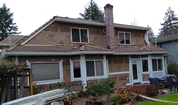 House-wrap-on-home