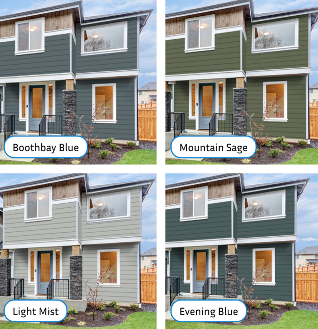 2026 Top Siding and Trim Color Combinations